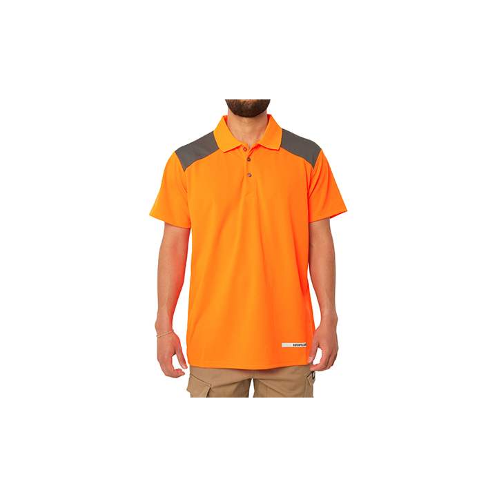 Caterpillar Hi Vis Performance - Mens T-Shirts - Orange - NZ (736BYQFZC)